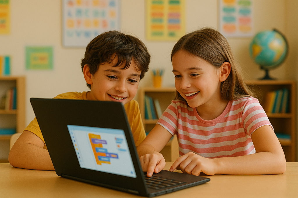 programación para niños en el aula